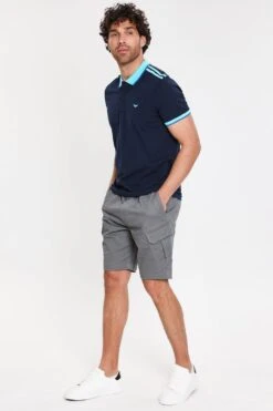 Threadbare 'Junta' Contrast Detail Cotton Jersey Polo Shirt 8 Threadbare 'Junta' Contrast Detail Cotton Jersey Polo Shirt -Joe Browns Store m7625914244741 navy xl 2