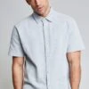 Threadbare 'Cash' Luxe Jersey Pique Short Sleeve Shirt -Joe Browns Store m7625914253194 light20grey xl