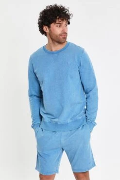 Threadbare 'Helden' Crew Neck Sweatshirt With Pockets