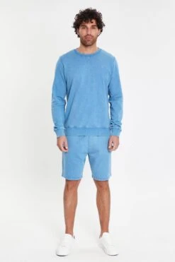 Threadbare 'Helden' Crew Neck Sweatshirt With Pockets -Joe Browns Store m7625914272720 blue xl 2