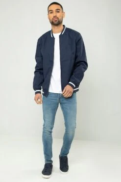 Threadbare 'Norris' Bomber Jacket -Joe Browns Store m7625914728104 navy xl 2