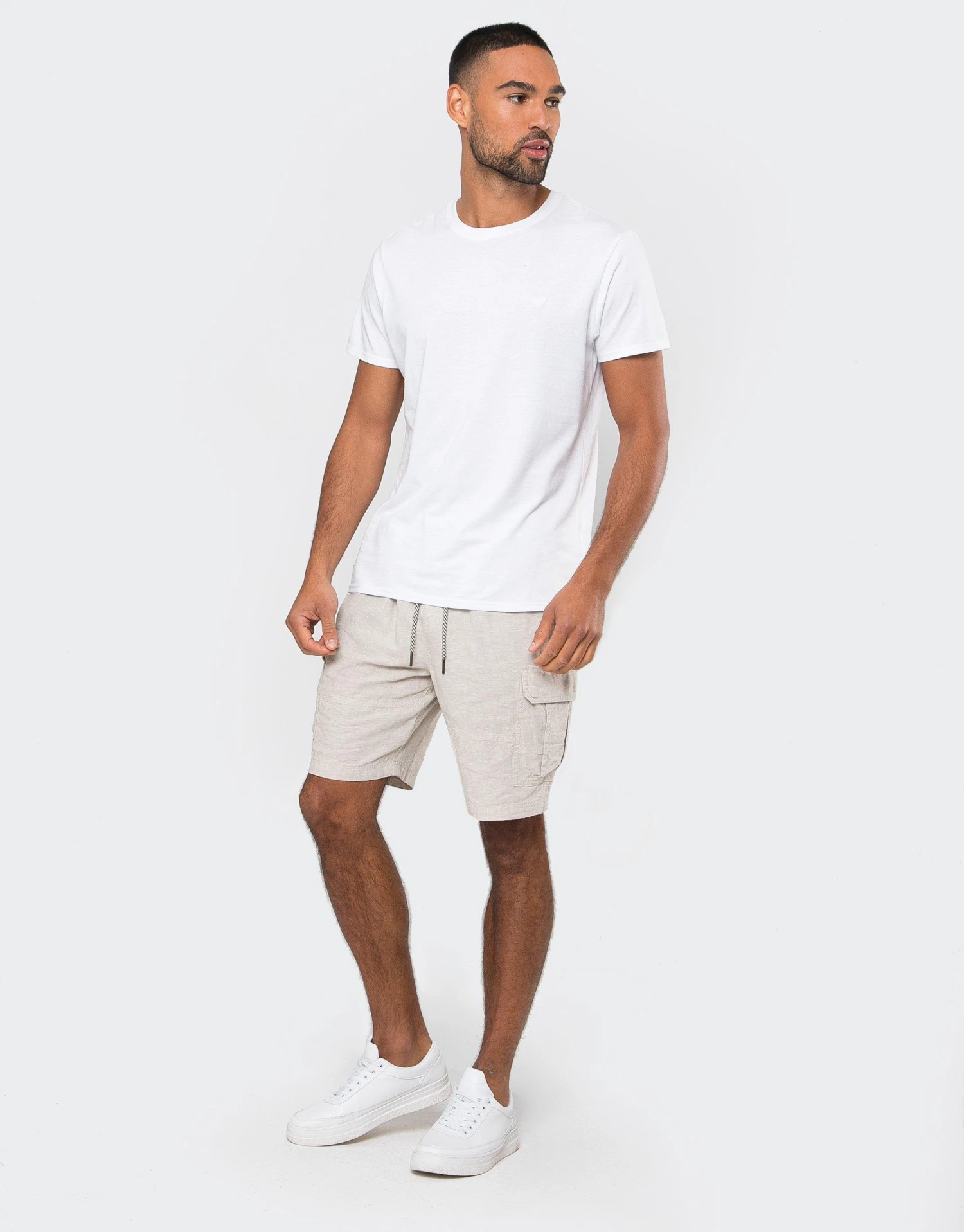 Threadbare Linen Blend 'Swansea' Pull On Cargo Shorts 5 Threadbare Linen Blend 'Swansea' Pull On Cargo Shorts - Image 3
