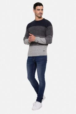 Threadbare 'Aeron' Crew Neck Jumper 8 Threadbare 'Aeron' Crew Neck Jumper -Joe Browns Store m7625914832351 navy xl 2