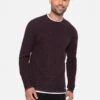 Threadbare 'Dolan' Cotton Crew Neck Jumper -Joe Browns Store m7625914839220 burgundy xl