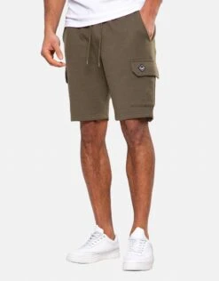 Threadbare Fleece 'Hunter' Cargo Shorts