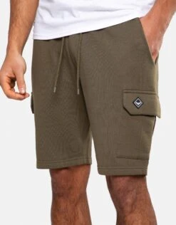 Threadbare Fleece 'Hunter' Cargo Shorts -Joe Browns Store m7625914860163 khaki xl 3