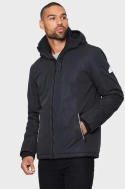 Threadbare 'Parkside' Water Resistant Hooded Jacket