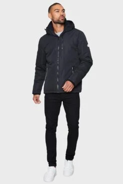 Threadbare 'Parkside' Water Resistant Hooded Jacket -Joe Browns Store m7625914991461 black xl 2