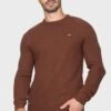Threadbare 'Bluejay' Crew Neck Jumper -Joe Browns Store m7625914991959 chocolate xl