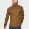 Threadbare 'Adrien' Roll Neck Jumper -Joe Browns Store m7625914992468 brown xl
