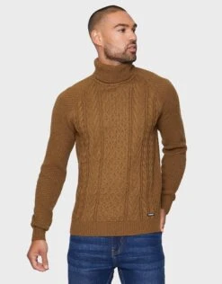 Threadbare 'Adrien' Roll Neck Jumper