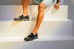 'Ballard' Premium Leather Loafers -Joe Browns Store m7625936257422 navy xl 2