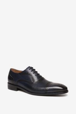 'Alpha' Premium Leather Oxford Shoes