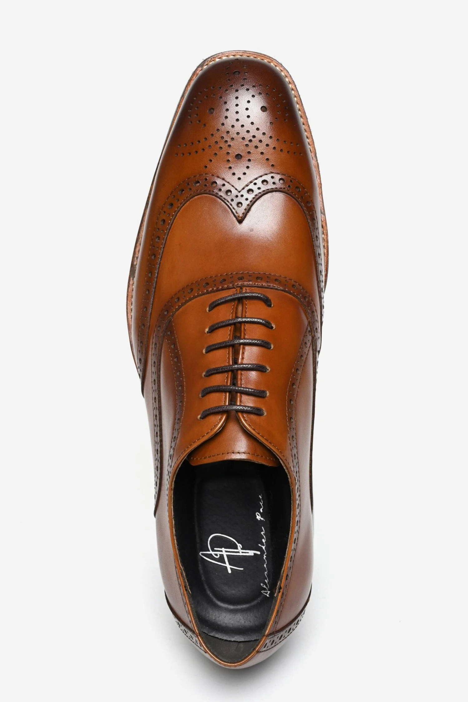 'Cromwell' Premium Leather Oxford Brogue Shoe 6 'Cromwell' Premium Leather Oxford Brogue Shoe - Image 4